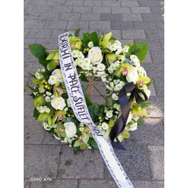 Aranjament Funerar Trandafiri Santini si Orhidee F17